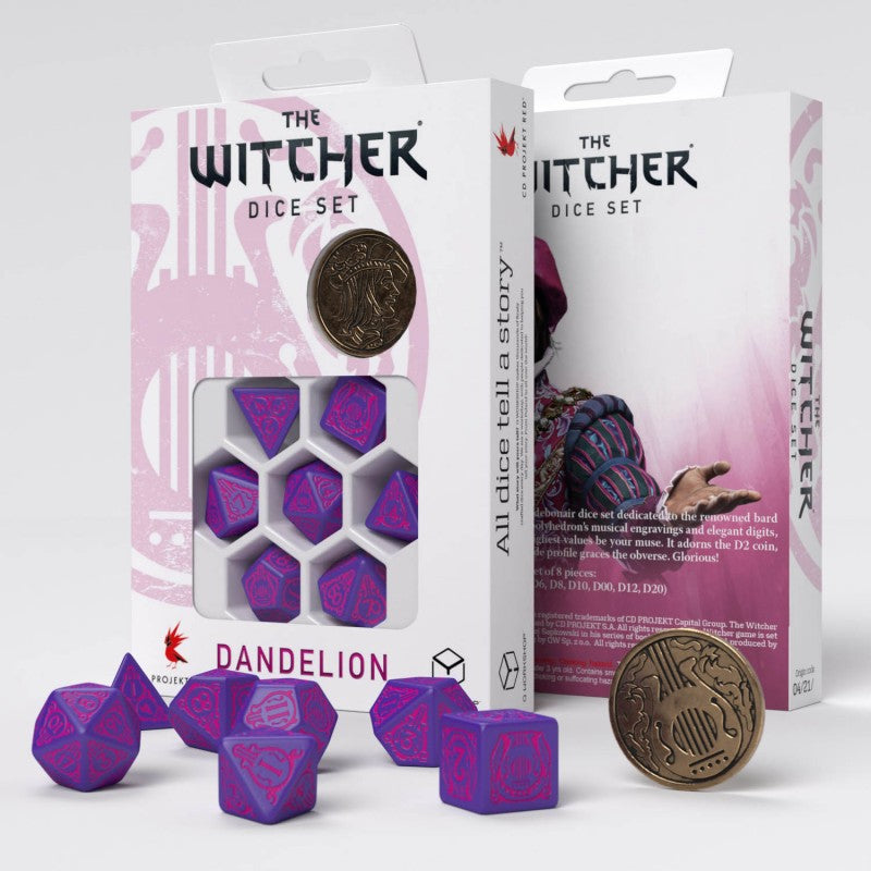 The Witcher Dice Set - Dandelion (The Conqueror of Hearts)