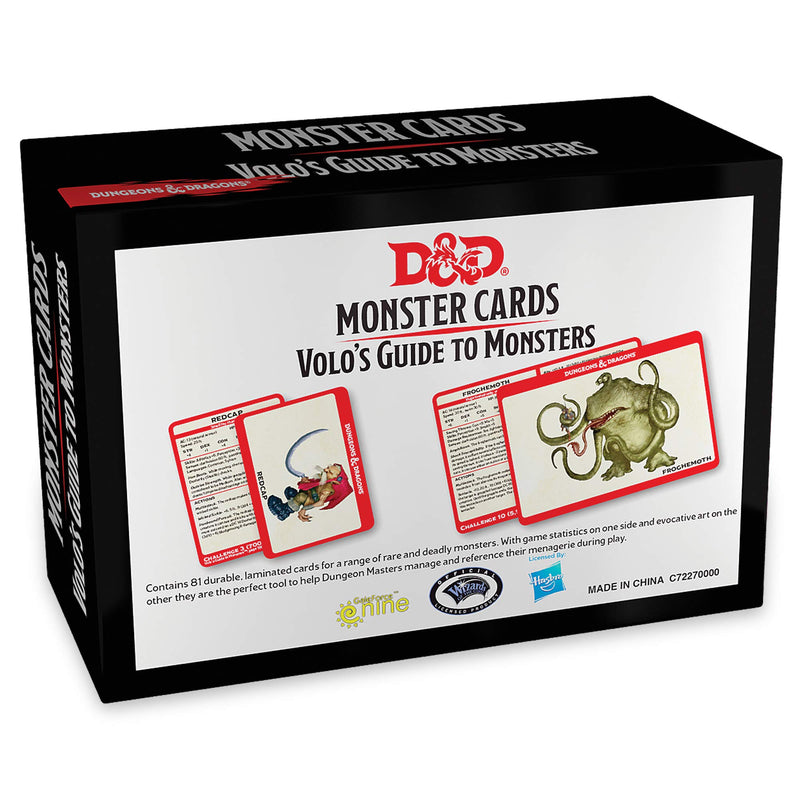 Monster Cards: Volo's Guide to Monsters