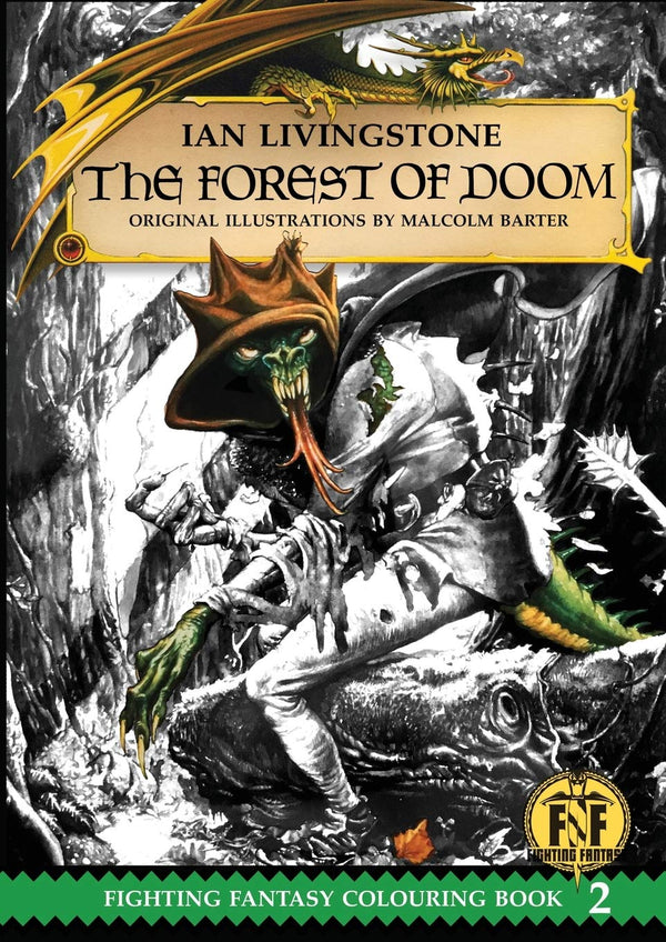 Official Fighting Fantasy Colouring Book 2: The Forest of Doom