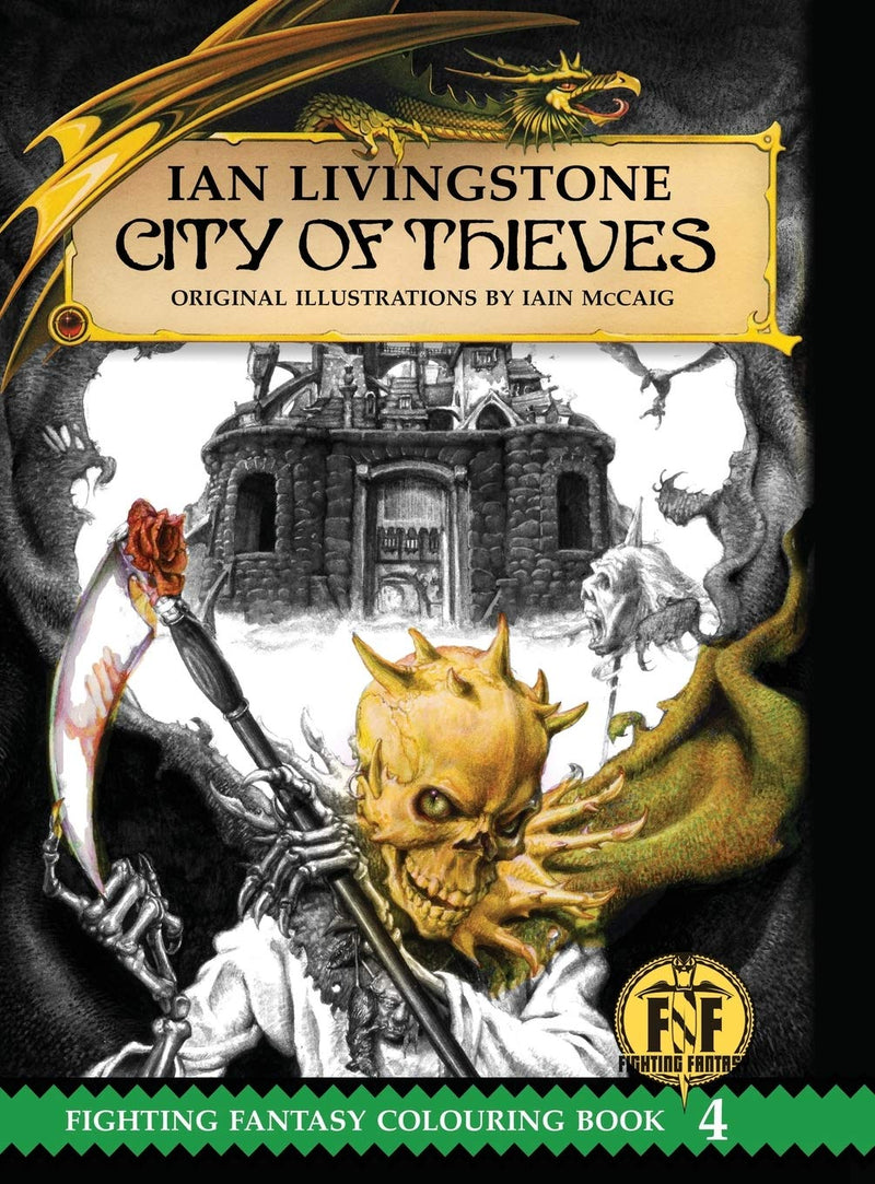 Official Fighting Fantasy Colouring Book 4: City of Thieves