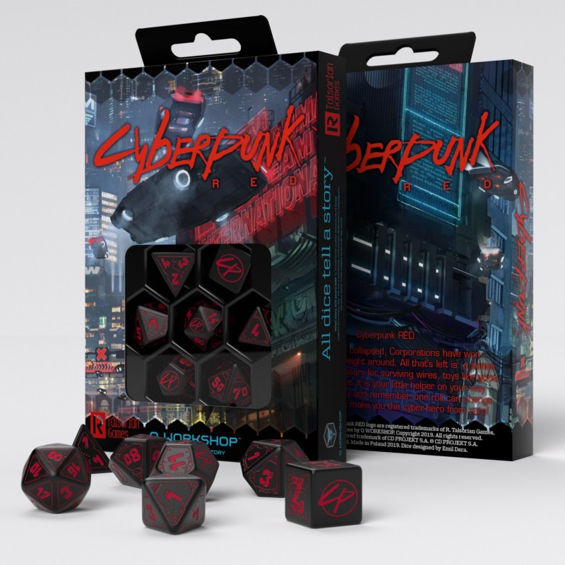 Cyberpunk Red - RPG Dice Set