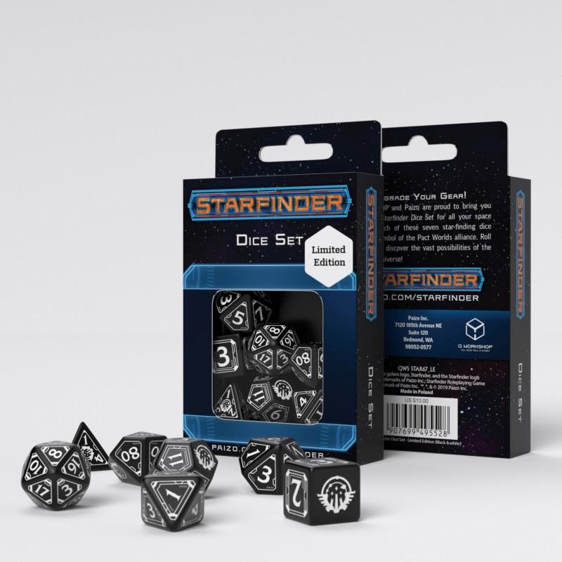 Starfinder Dice Set (Limited Edition, Black & white) (7)
