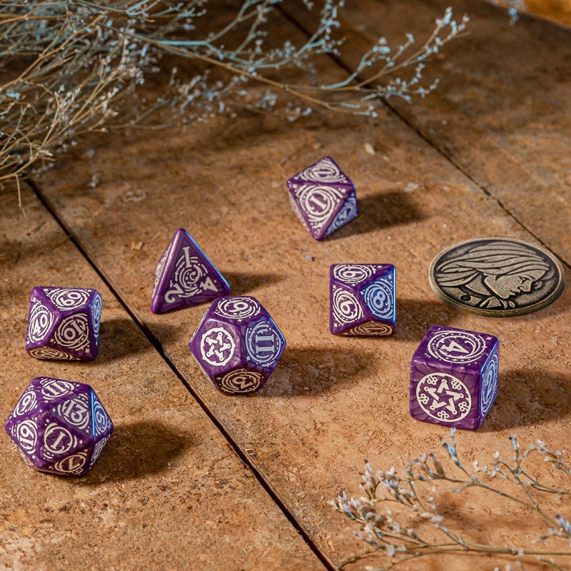 The Witcher Dice Set - Yennefer (Lilac & Gooseberries)